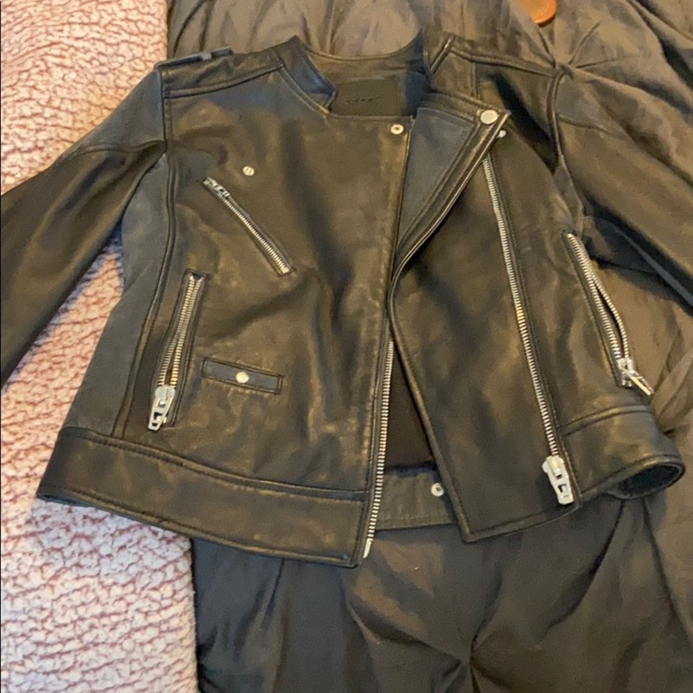 Leather jacket